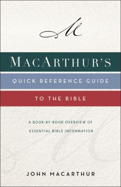 9780310132646 MacArthurs Quick Reference Guide To The Bible