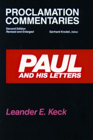 9780800623401 Paul And His Letters (Revised)