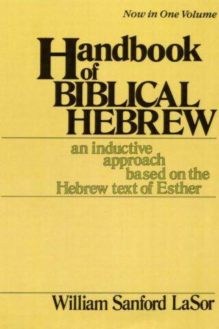 9780802804440 Handbook Of Biblical Hebrew A Print On Demand Title