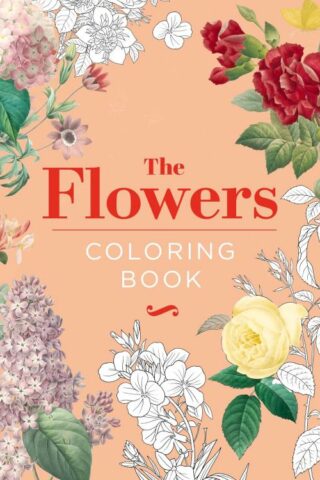 9781398826014 Flowers Coloring Book