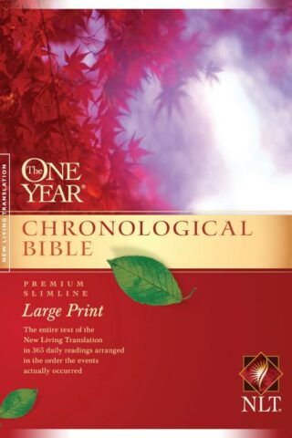 9781414337678 1 Year Chronological Premium Slimline Large Print Bible