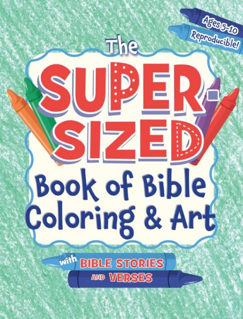 9781584111528 Super Sized Book Of Bible Coloring And Art Ages 5-10