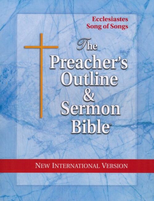 9781574072563 Ecclesiastes Song Of Solomon NIV Preachers Edition