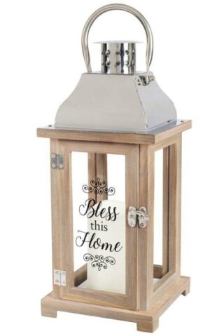 096069575320 Bless Home Candle Lantern