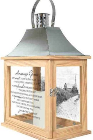 096069575429 Amazing Grace Light The Way Candle Lantern