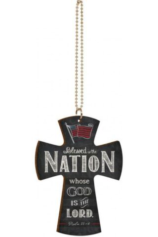 656200158326 Nation Cross Car Charm