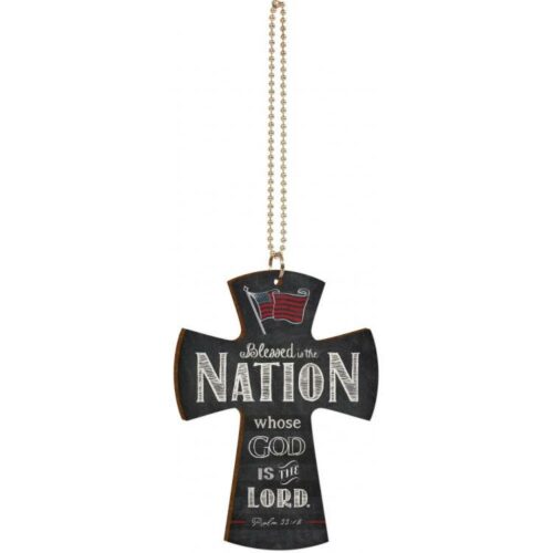 656200158326 Nation Cross Car Charm