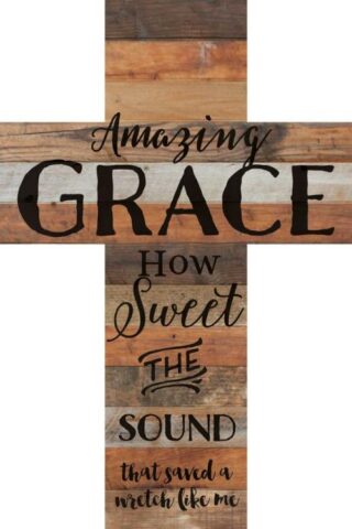 656200240069 Amazing Grace Lath Cross