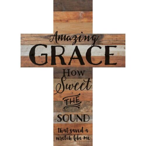 656200240069 Amazing Grace Lath Cross