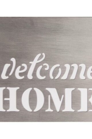 656200299678 Welcome Home Silhouette Sign (Plaque)