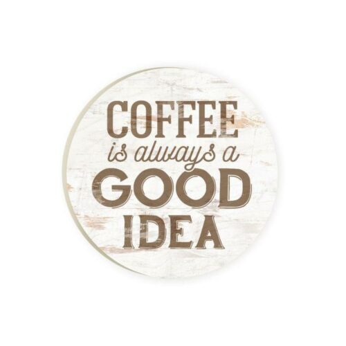 656200309827 Coffee Is Alwyas A Good Idea Coaster Single