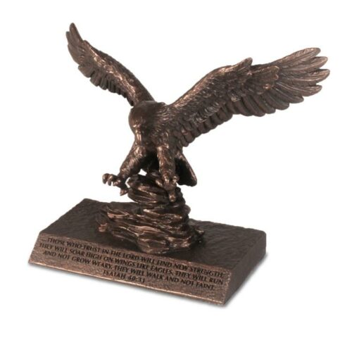 667665201526 Small Prayer Eagle Cast Stone