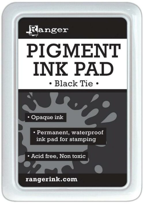 789541043065 Ranger Pigment Ink Pad Black Tie