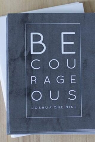 865053000212 Be Courageous Notecard Set