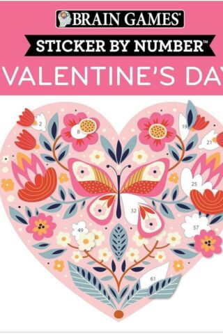 9781645589105 Valentines Day Sticker By Number