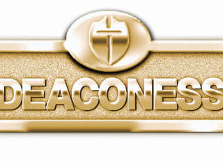 081407006130 Deaconess Leadership Badge With Cross