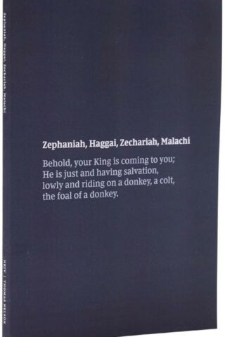 9780785236061 Zephaniah Haggai Zechariah Malachi Bible Journal Comfort Print