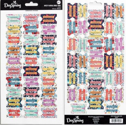 081983714535 Ditzy Florals Bible Tabs