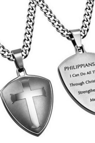 272821244134 R2 Shield Cross Christ My Strength