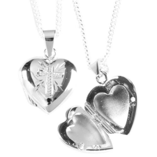 603799341387 Heart Cross Locket