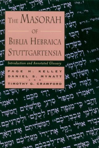 9780802843630 Masorah Of Biblia Hebraica Stuttgartensia