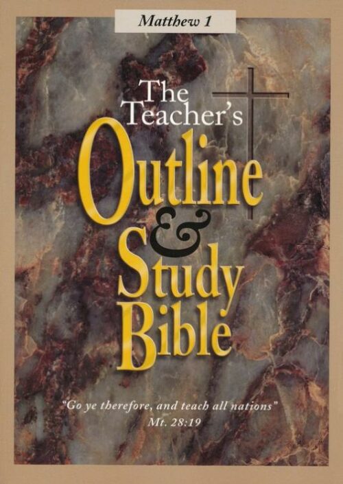 9781574070583 Matthew 1 KJV Teacher (Teacher's Guide)