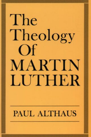 9780800618551 Theology Of Martin Luther