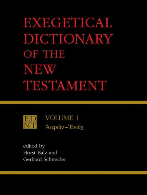 9780802828033 Exegetical Dictionary Of The New Testament 1