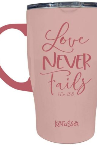 612978632321 Love Never Fails Mug With Handle