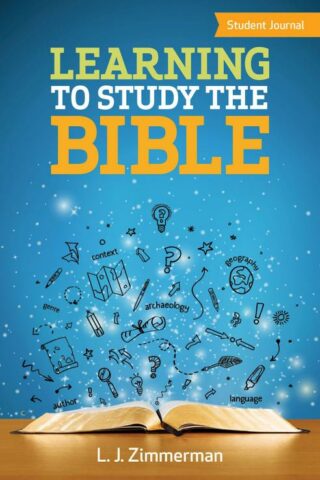 9781501856273 Learning To Study The Bible Student Journal