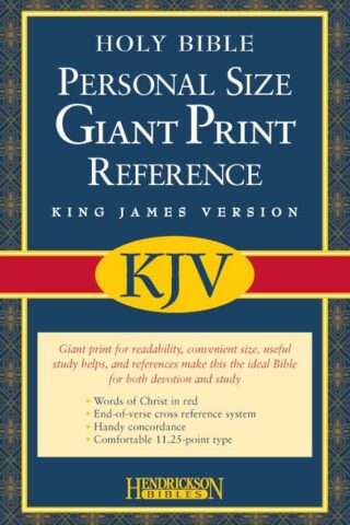 9781598560978 Personal Size Giant Print Reference Bible