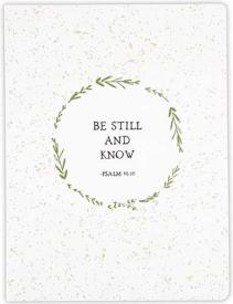 0195002141377 Be Still And Know Journal