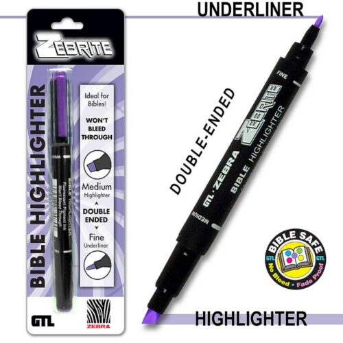 045888720817 Zebrite Double Ended Highlighter