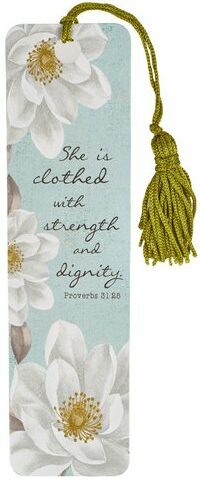 6006937126282 Proverbs 31:25 Tassel Bookmark