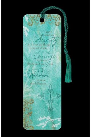 603799372558 Serenity Prayer Tassel Bookmark