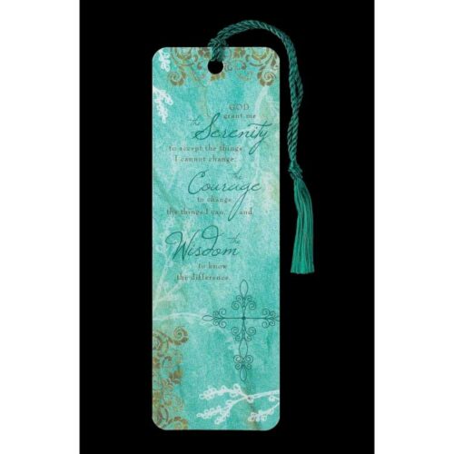 603799372558 Serenity Prayer Tassel Bookmark