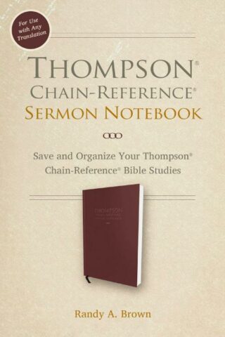 9780310159582 Thompson Chain Reference Sermon Notebook