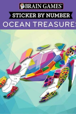 9781645580348 Sticker By Number Ocean Treasures