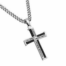 301301244132 Cable Cross Christ My Strength