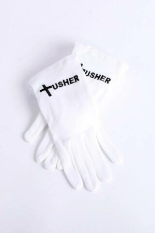 788200504251 Usher Gloves With Black Cross