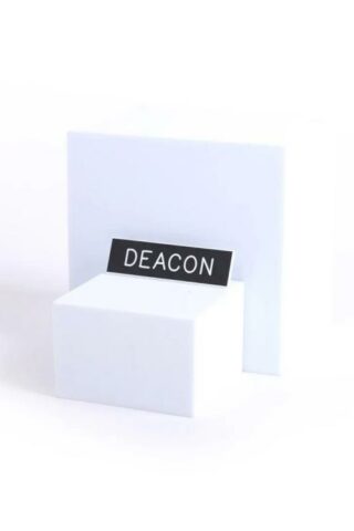 788200797271 Deacon Engraved Plastic Badge