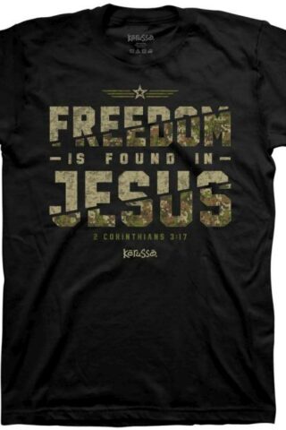 612978642580 Freedom Is Found In Jesus (Large T-Shirt)