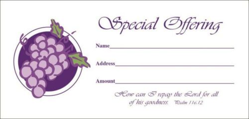 9780805474565 Special Offering Offering Envelopes