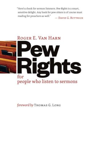 9780802847843 Pew Rights : For People Who Listen To Sermons (Reprinted)