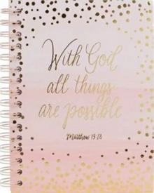 0840234601372 With God All Things Are Possible Journal