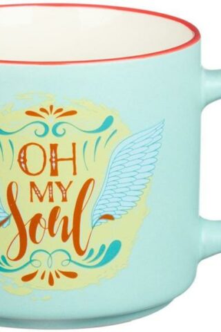 1220000138247 Bless Your Soul XL Blue Coffee Mug Oh My Soul