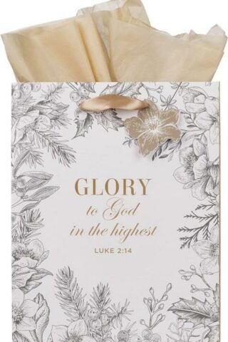 1220000327047 Medium Portrait Inspirational Christmas Gift Bag