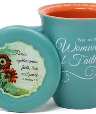 785525317849 Woman Of Faith Coaster Mug