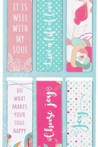 843310101087 Well With My Soul Inspirational Magnetic Bookmarks with Inspirational Designs