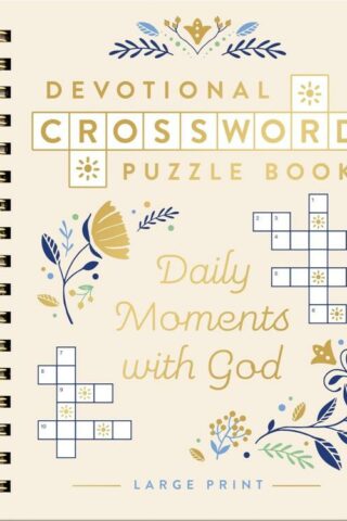 9798886033755 Devotinal Crossword Puzzle Book Daily Moments With God (Large Type)